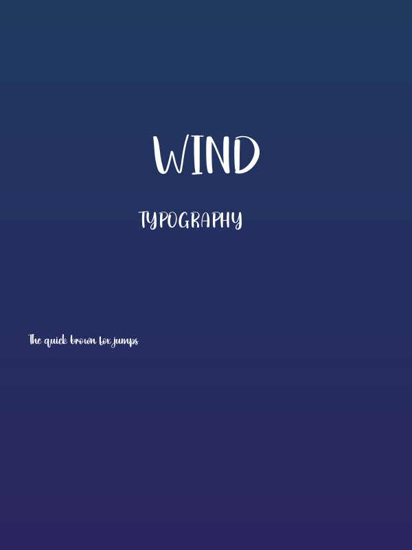 Wind Poster
