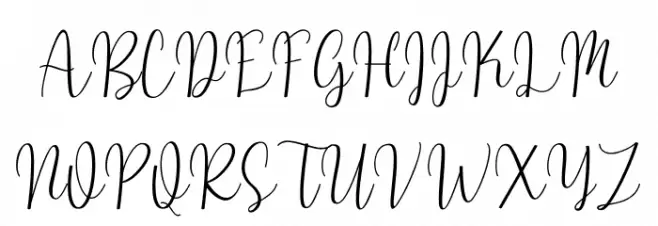Winda Font UPPERCASE