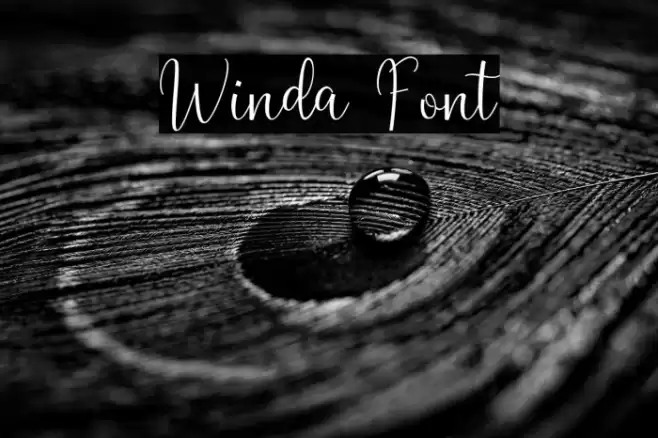 Winda Font examples