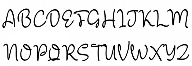 Windblow Schriftart Groß