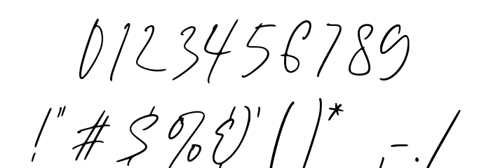 Winderlust Personal Use Only !! Font OTHER CHARS
