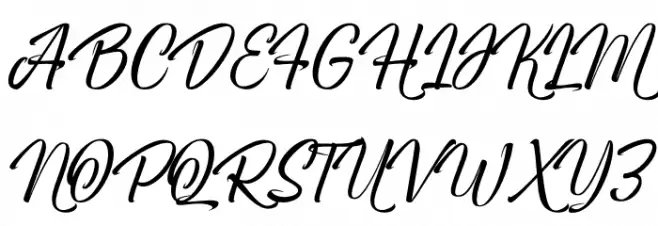 Windey Signature personal use Шрифта ВЕРХНИЙ