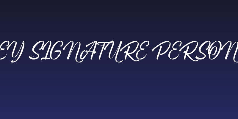 Windey Signature personal use Social Header