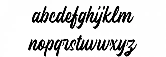 Windgard फ़ॉन्ट लोअरकेस