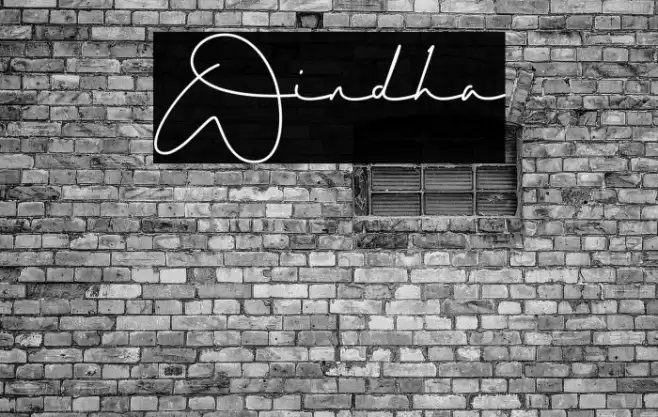 Windha Font examples