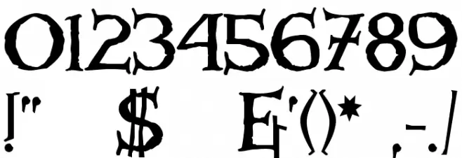 Windlass Font OTHER CHARS