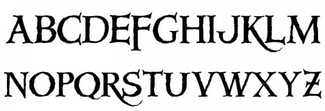 Windlass フォント 大文字