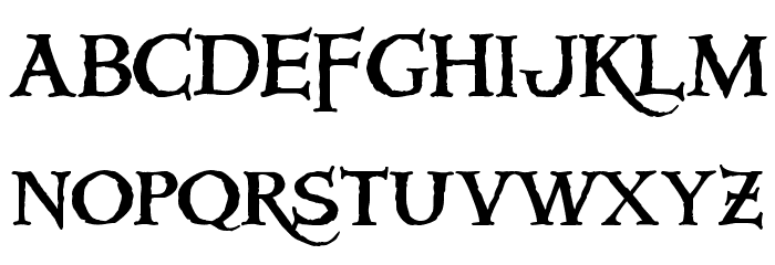 Windlass Font LOWERCASE