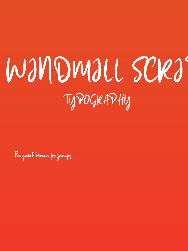 Windmill Script Poster