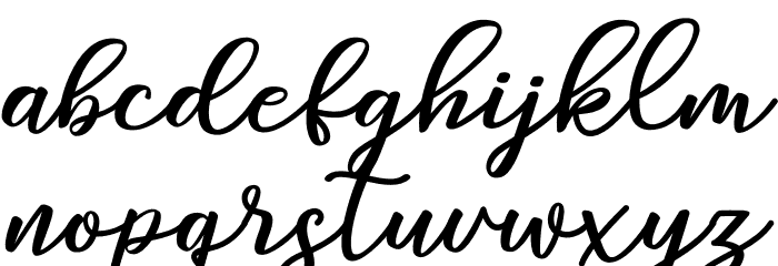 Window Font LOWERCASE