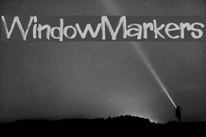 WindowMarkers Font examples