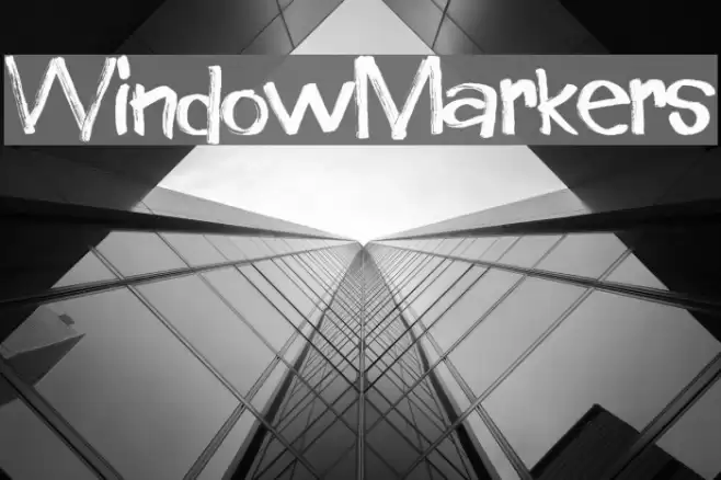 WindowMarkers Font examples