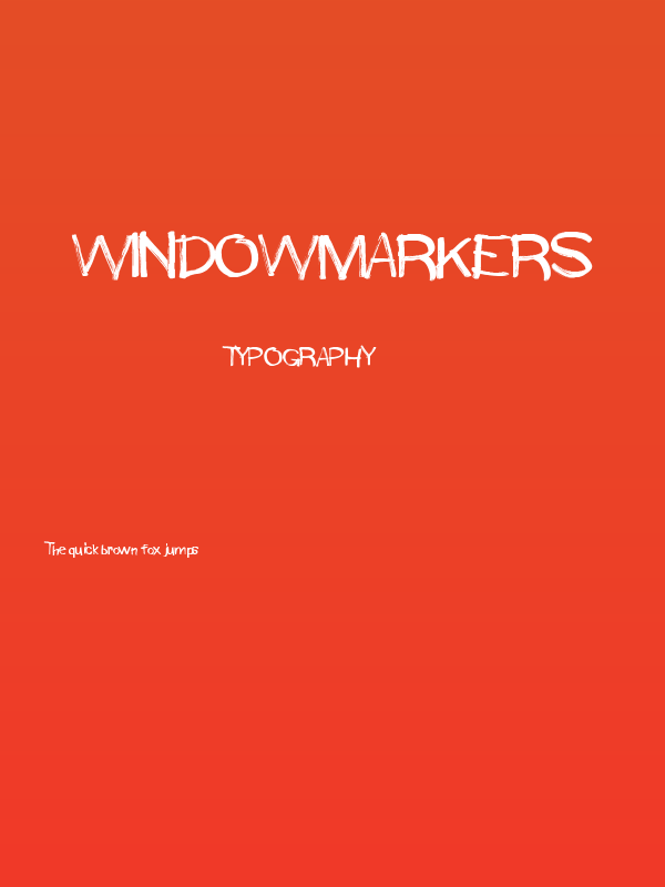WindowMarkers Poster