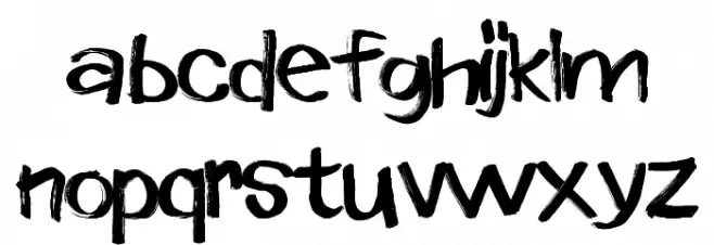 WindowMarkers Font LOWERCASE