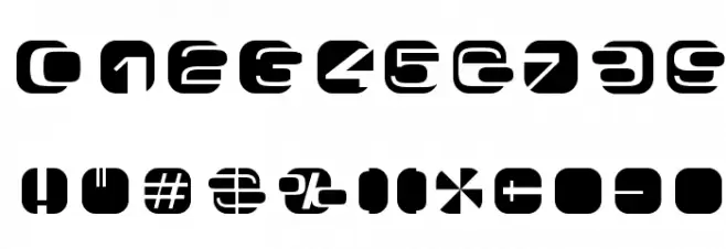 WindowX Font OTHER CHARS