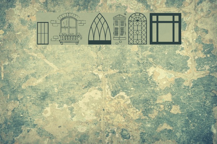 Window Font examples