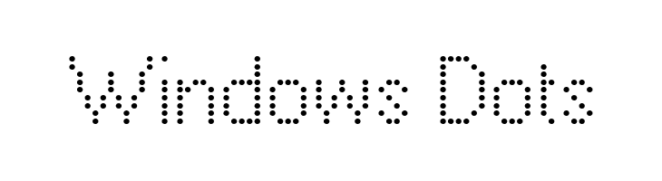 Windows Dots  لخطوط تنزيل