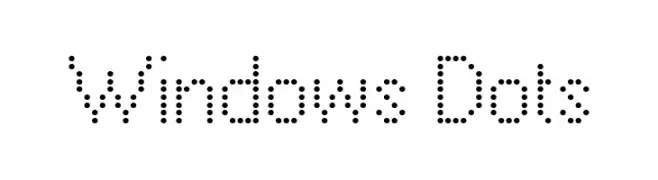 Windows Dots  免费字体下载