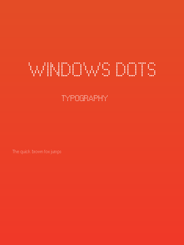 Windows Dots Poster
