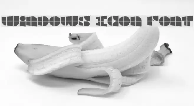 Windows Icon Font Font examples