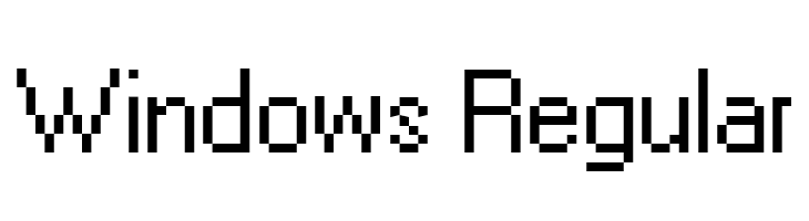 Windows Regular  font caratteri gratis