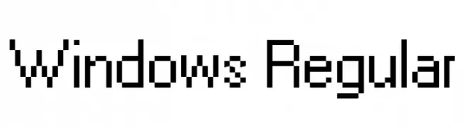 Windows Regular  Frei Schriftart Herunterladen