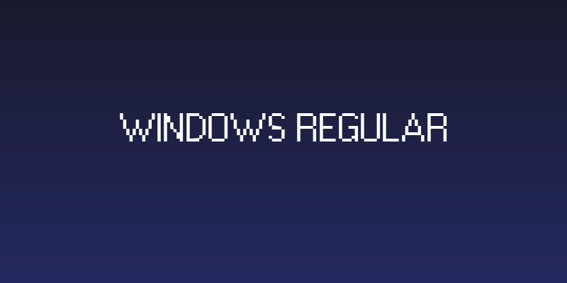 Windows Regular Social Header
