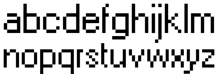 Windows Regular Schriftart Kleinbuchstaben