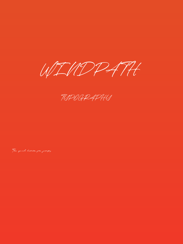 Windpath Poster