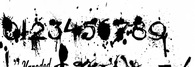 Windshield Massacre Condensed Font OTHER CHARS