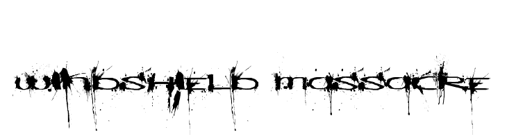 Windshield Massacre  font caratteri gratis