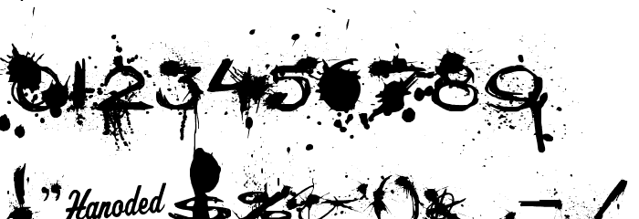 Windshield Massacre Font OTHER CHARS
