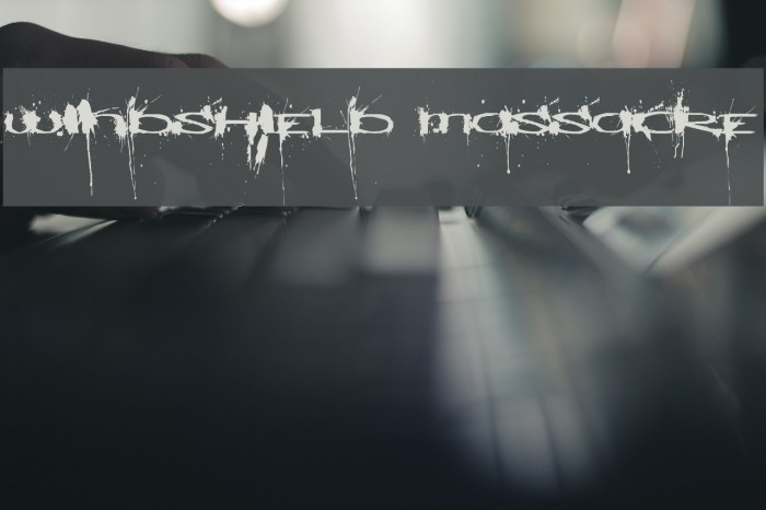 Windshield Massacre Font examples