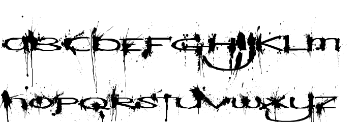 Windshield Massacre Font LOWERCASE