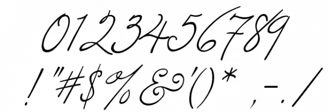 Windsong Font OTHER CHARS