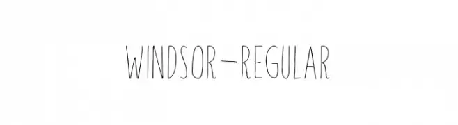 Windsor-Regular  Fuentes Gratis Descargar