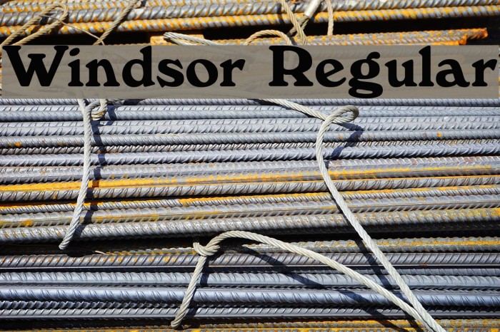 Windsor Regular Example 1