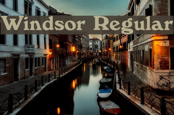 Windsor Regular Example 2