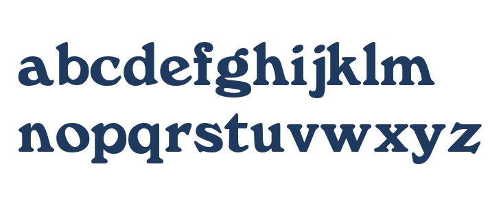Windsor Regular Lowercase