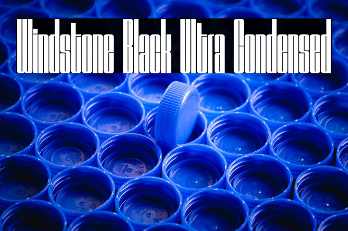 Windstone Black Ultra Condensed Example 1