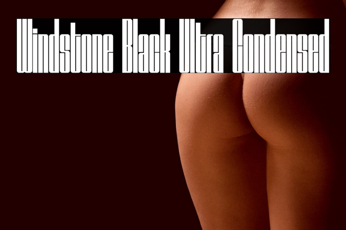 Windstone Black Ultra Condensed Example 2