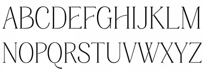 Windstone Serif PERSONAL USE Regular फ़ॉन्ट अपरकेस