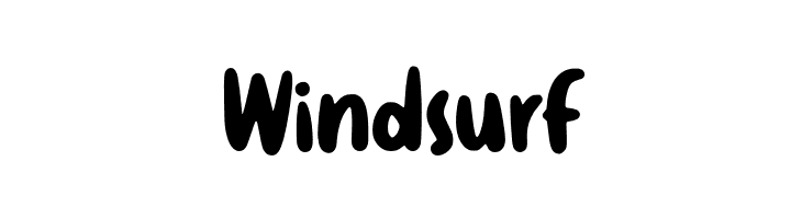 Windsurf  font caratteri gratis