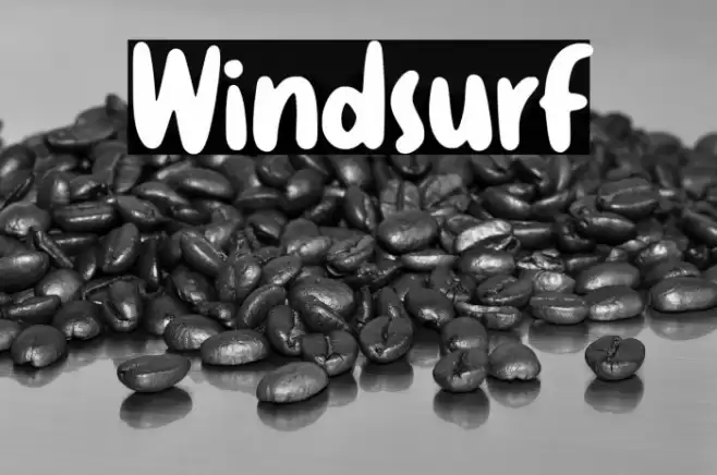 Windsurf Font examples