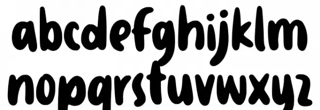 Windsurf Caratteri MINUSCOLO