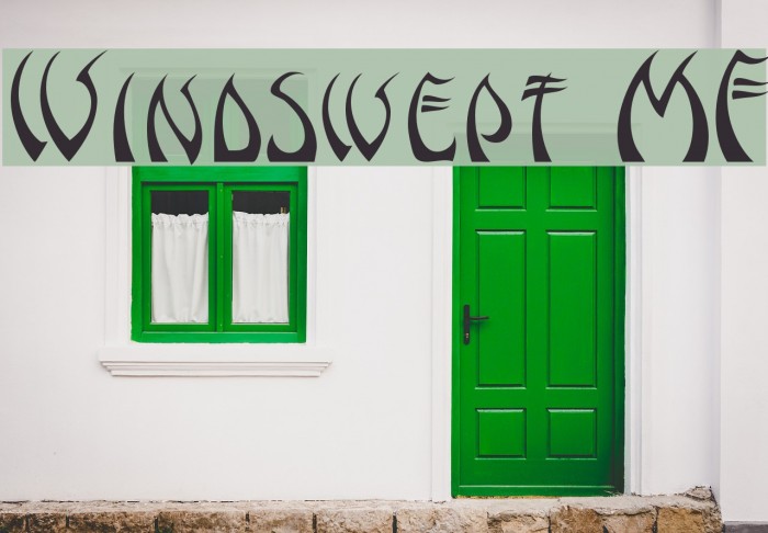 Windswept MF Font examples