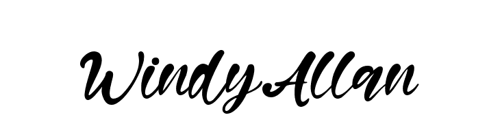 Windy Allan  Fuentes Gratis Descargar