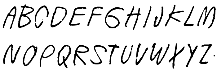 Windy Indigo Font LOWERCASE
