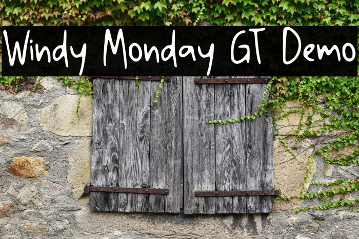 Windy Monday GT Demo Example 1