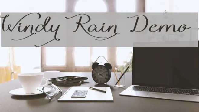 Windy Rain Demo Example 1
